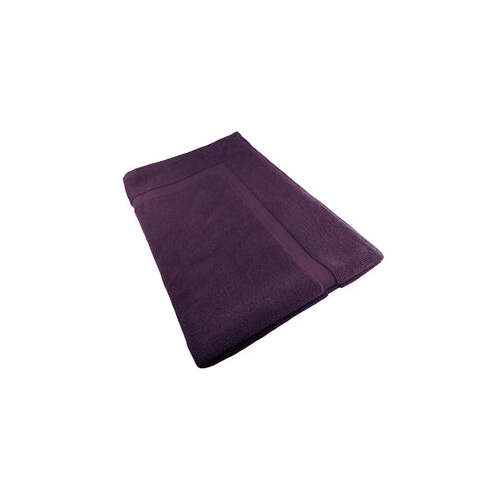 softouch ultra light quick dry premium cotton bath mat 900gsm burgundy - Main Image