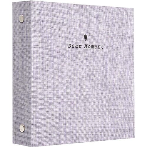 LIFEBEA 100 Pockets Mini Photo Album - Picture Case for Fujifilm Instax Film 7 8 9 11 12 25 40 50 70 90 Instant Camera & Name Card - Purple - Main Image