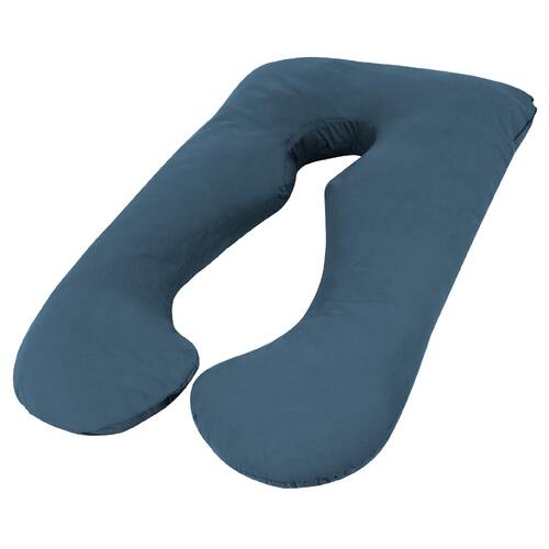 Woolcomfort Aus Made Maternity Pregnancy Nursing Sleeping Body Pillow Pillowcase Included Ocean - Main Image