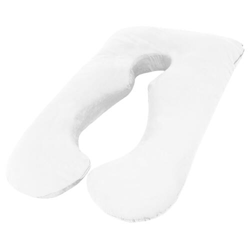 Woolcomfort Aus Made Maternity Pregnancy Nursing Sleeping Body Pillow Pillowcase Included White - Main Image