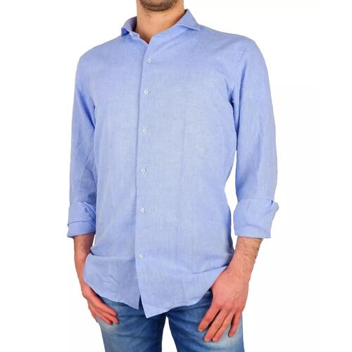 Milano Lisbon Cotton and Linen Shirt 40 IT Men - Main Image