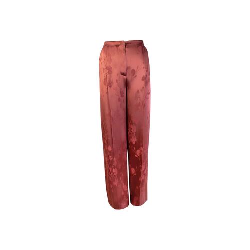 Bordeaux Palazzo Trousers with Front Covered Closure 40 IT Women - Main Image