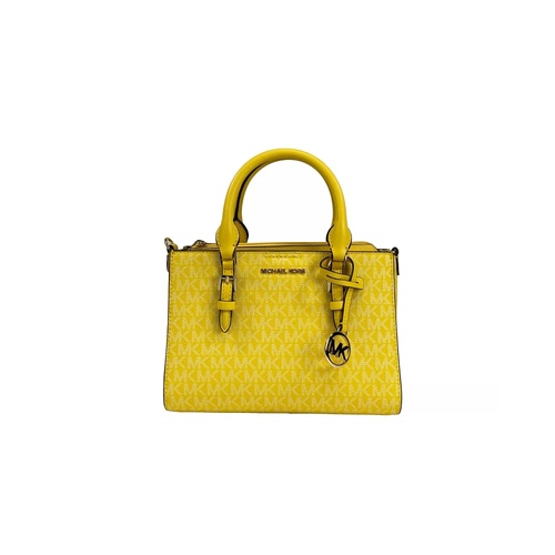 Michael Kors Women's Charlotte 3 in 1 Satchel Bag Crossbody Golden Yellow - One Size - Main Image