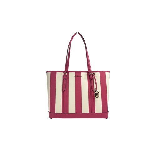 Michael Kors Women's Jet Set Travel Large TZ Shoulder PVC Tote Bag Purse Pink - One Size - Main Image