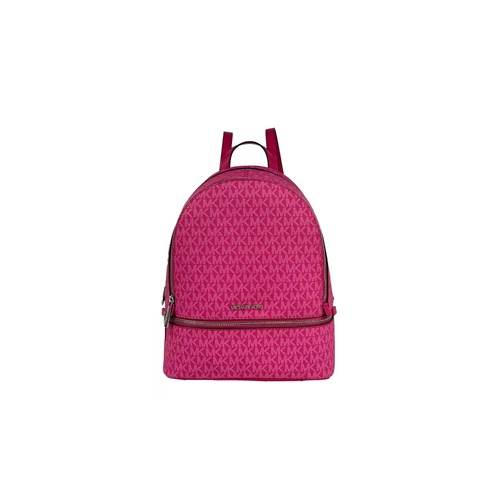 Michael Kors Women's Rhea Medium PVC Backpack Bookbag Dragon Fruit - One Size - Main Image