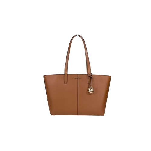Michael Kors Women's Medium Zip Top Tote Carryall Bag Brown - One Size - Main Image
