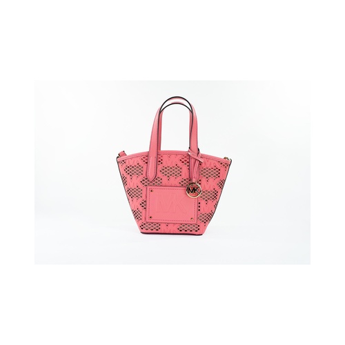Michael Kors Women's Kimber Small Tea Rose Leather 2-in-1 Zip Tote Messenger Bag Purse - One Size - Main Image