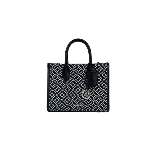 Michael Kors Women's Mirella Small Top Zip Crossbody Tote Bag Black - One Size - Main Image