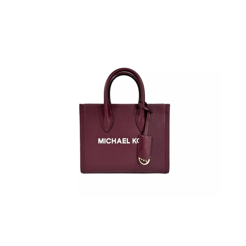 Michael Kors Women's Mirella Small Top Zip Tote Bag Maroon - One Size - Main Image