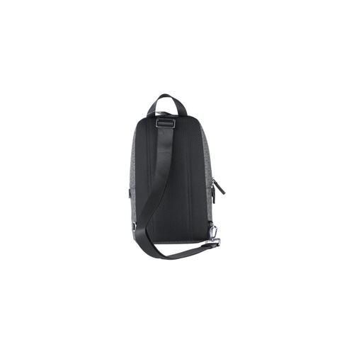 Michael Kors Men's Cooper Medium Black Signature PVC Sling Backpack - One Size - Main Image