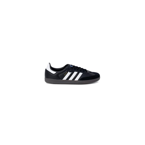 Adidas Men's Black Leather Sneaker - 43 1/3 - Main Image