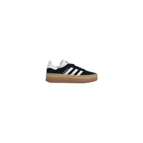 Adidas Women's Black Suede Sneaker - 37 1/3 - Main Image