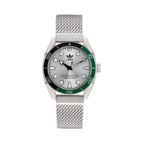 Adidas Unisex's Gray Stainless Steel Watch - One Size - Main Image