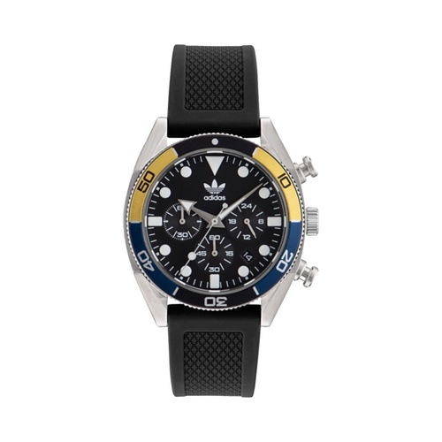 Adidas Men's Black Silicone Watch - One Size - Main Image