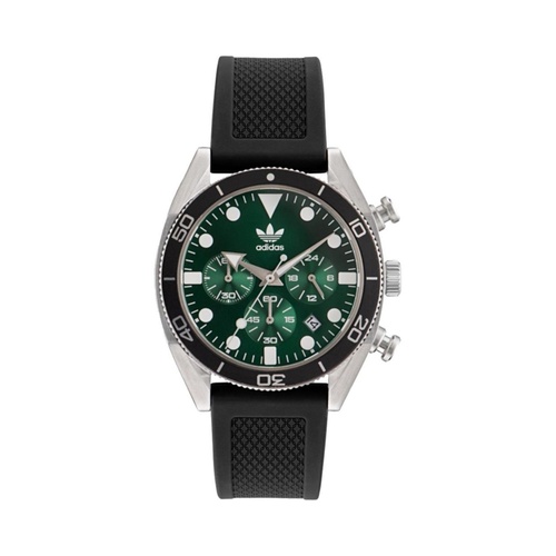 Adidas Men's Black Silicone Watch - One Size - Main Image