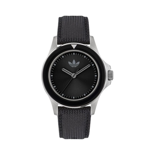 Adidas Unisex's Black Fabric Watch - One Size - Main Image