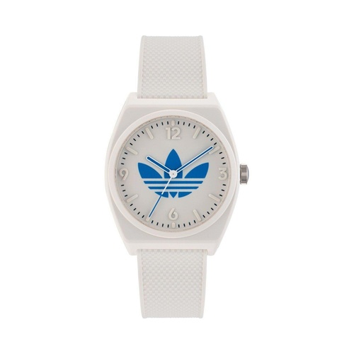 Adidas Unisex's White Silicone Watch - One Size - Main Image
