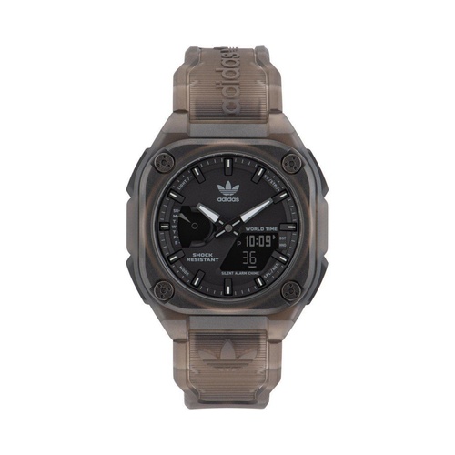 Adidas Men's Brown Silicone Watch - One Size - Main Image