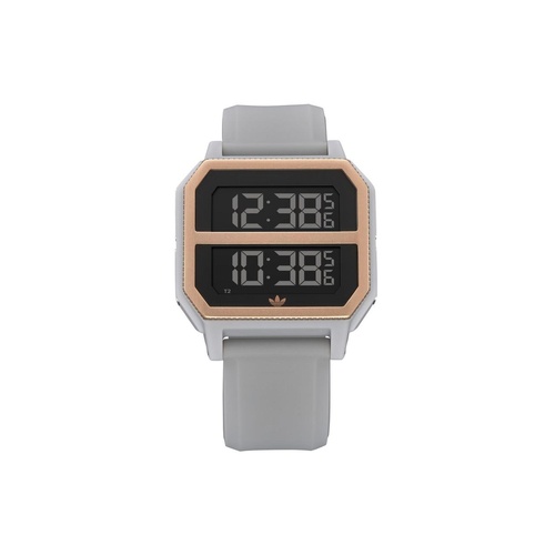 Adidas Men's Gray Silicone Watch - One Size - Main Image