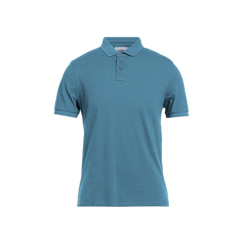 Alpha Studio Men's Light Blue Cotton Polo Shirt - 52 IT - Main Image