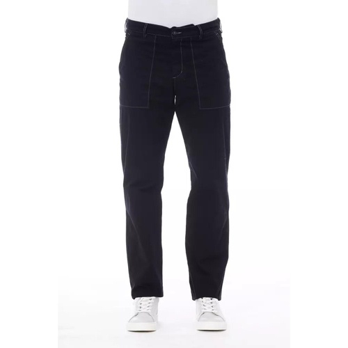 Alpha Studio Men's Blue Cotton Jeans & Pant - 50 IT - Main Image