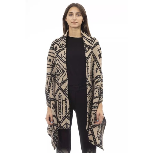 Alpha Studio Women's Scandinavian Jacquard Double-Face Stole - One Size - Main Image