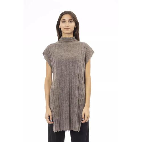 Alpha Studio Women's Brown Nylon Sweater - 42 IT - Main Image