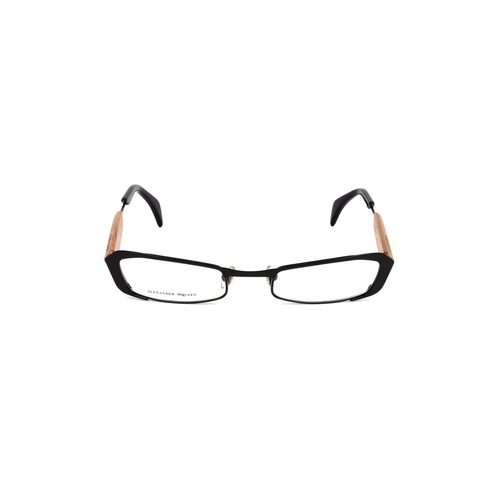 Alexander McQueen Unisex's Black Metal Frames - One Size - Main Image