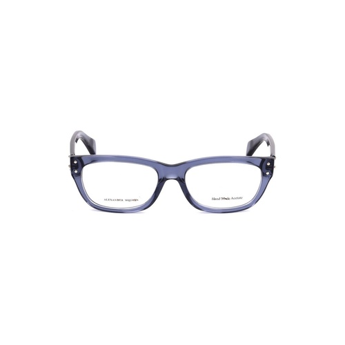 Alexander McQueen Unisex's Blue Acetate Frames - One Size - Main Image