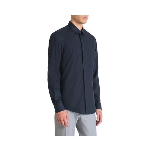 Antony Morato Men's Blue Cotton Shirt - 52 IT - Main Image