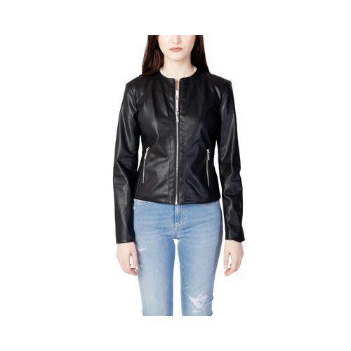 Armani Exchange Women's Black Polyester Jackets & Coat - 42 IT - Main Image