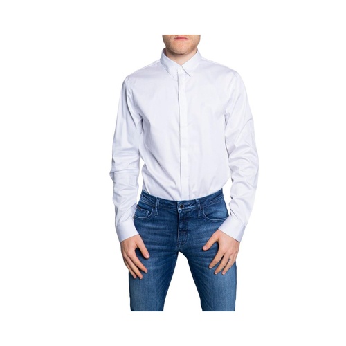 Armani Exchange Men's White Cotton Shirt - 52 IT - Main Image