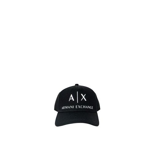 Armani Exchange Men's Black Cotton Hats & Cap - One Size - Main Image