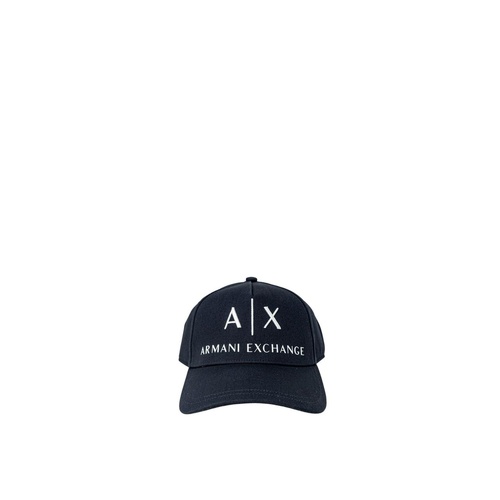 Armani Exchange Men's Blue Cotton Hats & Cap - One Size - Main Image