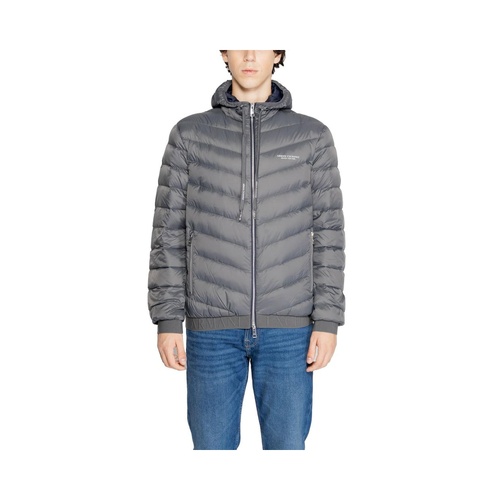 Armani Exchange Men's Gray Polyester Jacket - 46 IT - Main Image