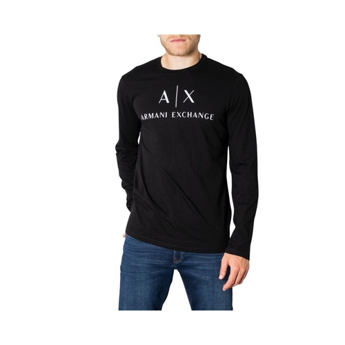 Armani Exchange Men's Black Cotton Shirt - 44 IT - Main Image
