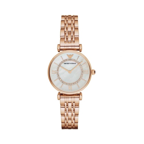 Armani Women's Rose Gold Steel Watch - One Size - Main Image