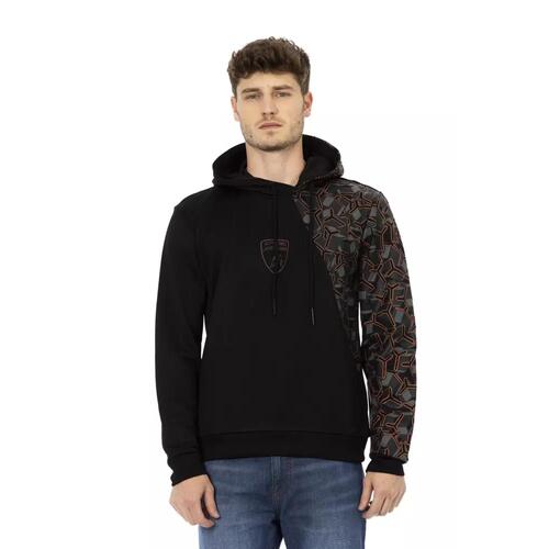 Hooded Sweatshirt with Shield Logo Print S Men - Main Image