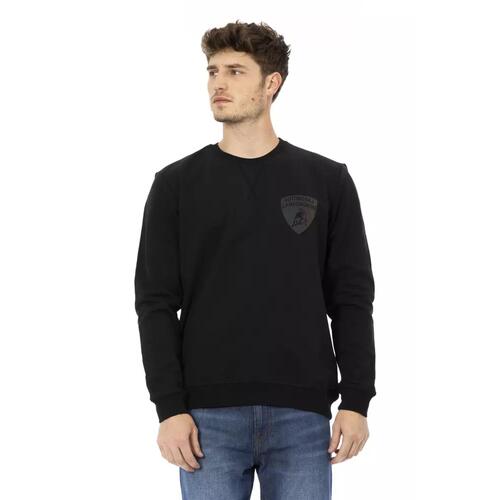 Logo-print Crewneck Sweatshirt with Ribbed Cuffs and Rear Lettering XL Men - Main Image