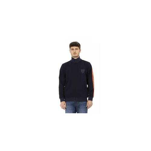Zip-up Sweatshirt with Side Pockets and Printed Shield Logo 2XL Men - Main Image
