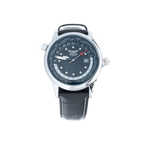 Aviator Men's Silver  Watch - One Size - Main Image