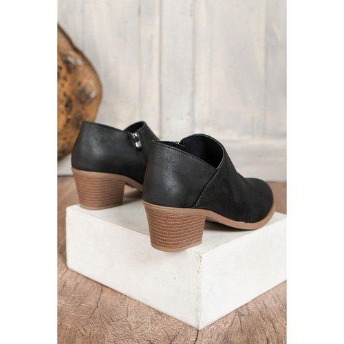 Black Tulip Opening Suede Ankle Boots - 40 EU - Main Image