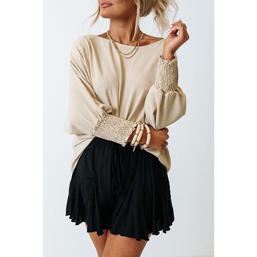 Azura Exchange Smocked Wrist Shift Top - M - Main Image