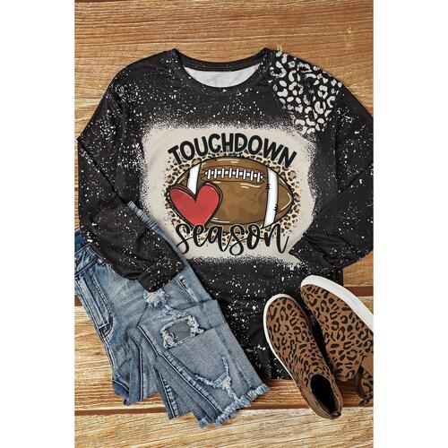 Azura Exchange Leopard Print Long Sleeve Top - S - Main Image