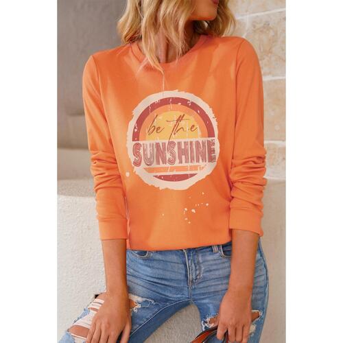 Azura Exchange Graphic Print Long Sleeve Top - L - Main Image