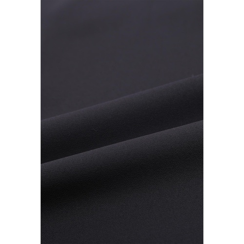 Black Forever Tonight Button Tie Top - M - Main Image