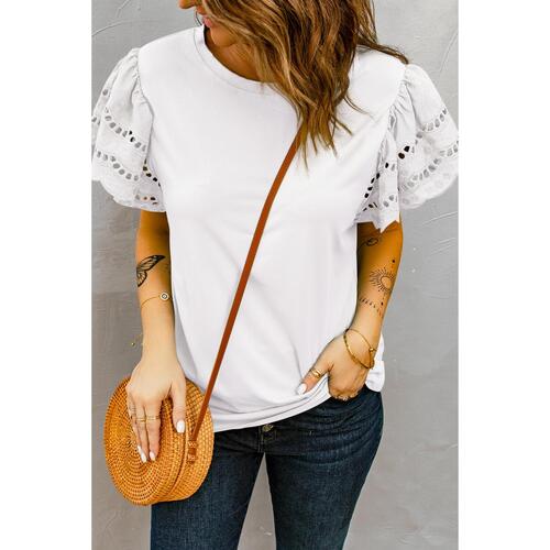 Azura Exchange Ruffle Sleeve T-shirt - 2XL - Main Image