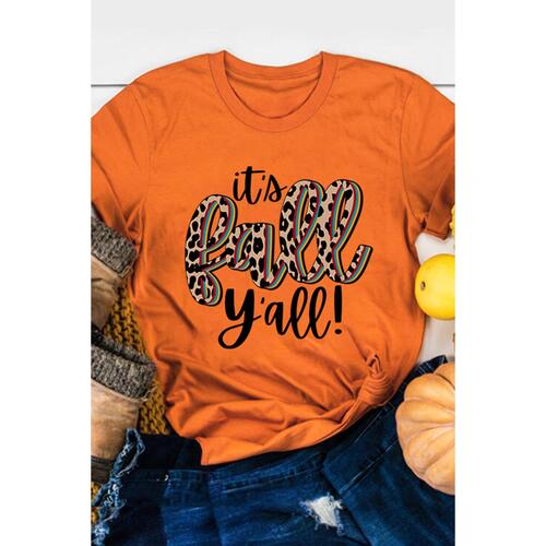 Azura Exchange Animal Print Casual T-Shirt for Fall - S - Main Image