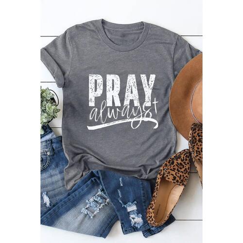 Azura Exchange Pray Always Graphic Tee - S - Main Image