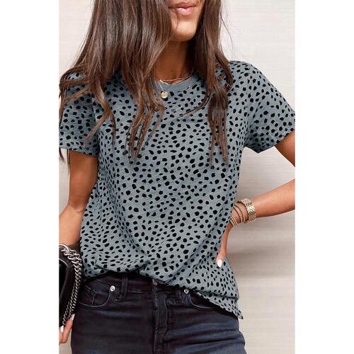 Azura Exchange Cheetah Print Short Sleeve T Shirt - M - Main Image
